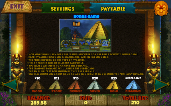 Игровой автомат Aztec Empire - сумасшедшие выигрыши и регулярные бонусы