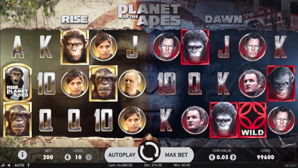 Игровой автомат Planet of the Apes - поймай большую удачу в Вулкан 24 онлайн казино