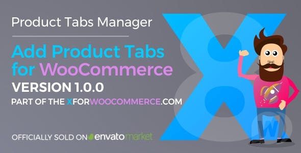 Add Product Tabs for WooCommerce v1.1.3 - вкладки товара WooCommerce