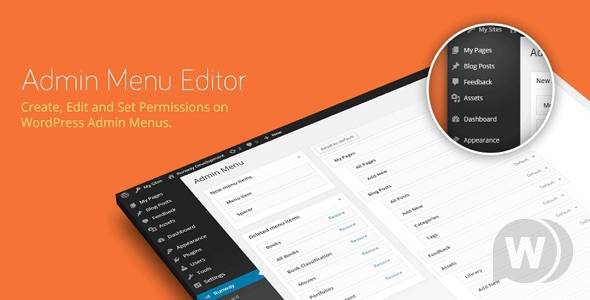 Admin Menu Editor Pro v2.16 - редактор меню админ-панели WordPress