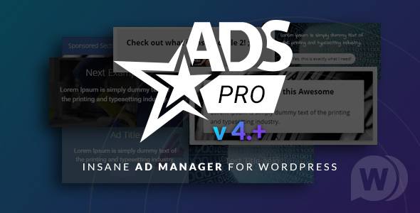 Ads Pro v4.3.97 NULLED - управление рекламой для WordPress