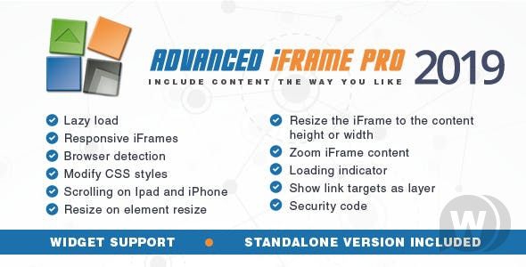 Advanced iFrame Pro v2020.8 - iFrame плагин WordPress