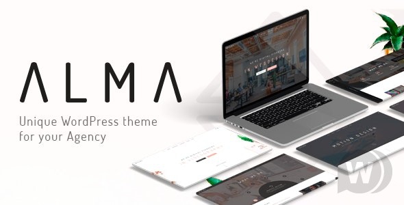 Alma v1.2 - минималистичная многофункциональная тема WordPress