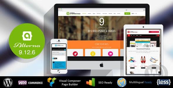 Alterna v9.13 - многоцелевая тема WordPress