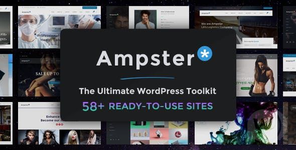 Ampster v2.0 - бизнес шаблон WordPress