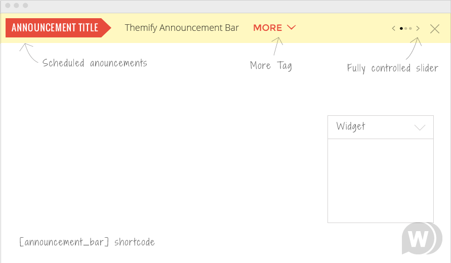 Announcement Bar v1.3.2 - панель объявлений WordPress