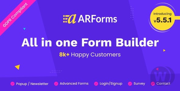 ARForms v5.6.1 NULLED - конструктор форм для WordPress