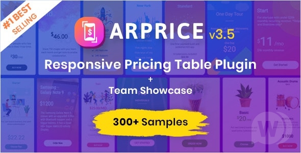 ARPrice v4.0.1 NULLED - плагин для создания таблиц цен WordPress