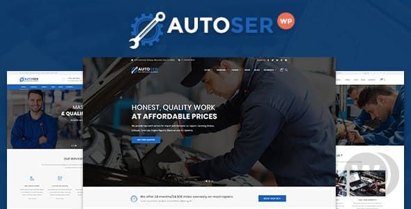 Autoser v1.0.4 - шаблон WordPress автосервиса