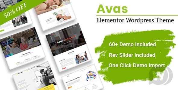 Avas v6.3.2.0 NULLED - многоцелевая тема WordPress
