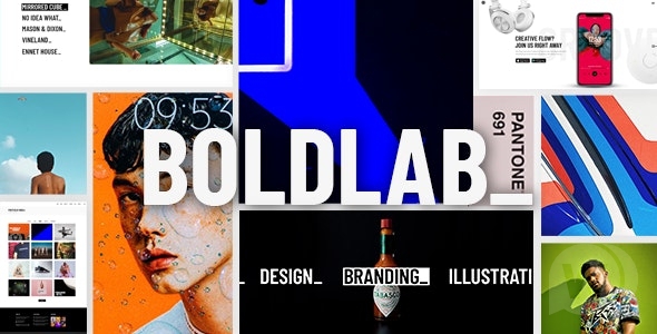 Boldlab v2.4 NULLED - шаблон для креативного агентства WP