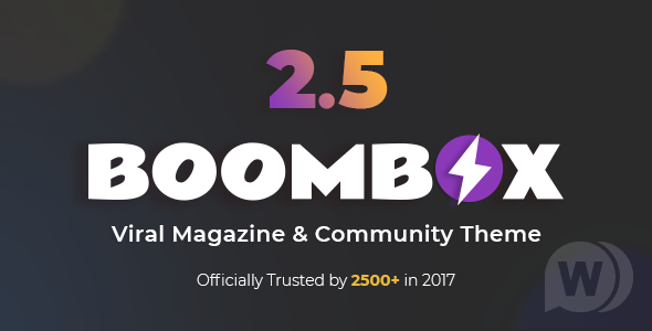 BoomBox v2.8.0 NULLED - шаблон вирусного журнала для WordPress