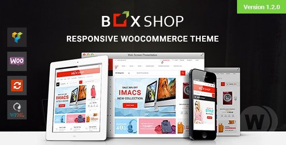 BoxShop v1.5.8 - адаптивная тема WordPress для WooCommerce