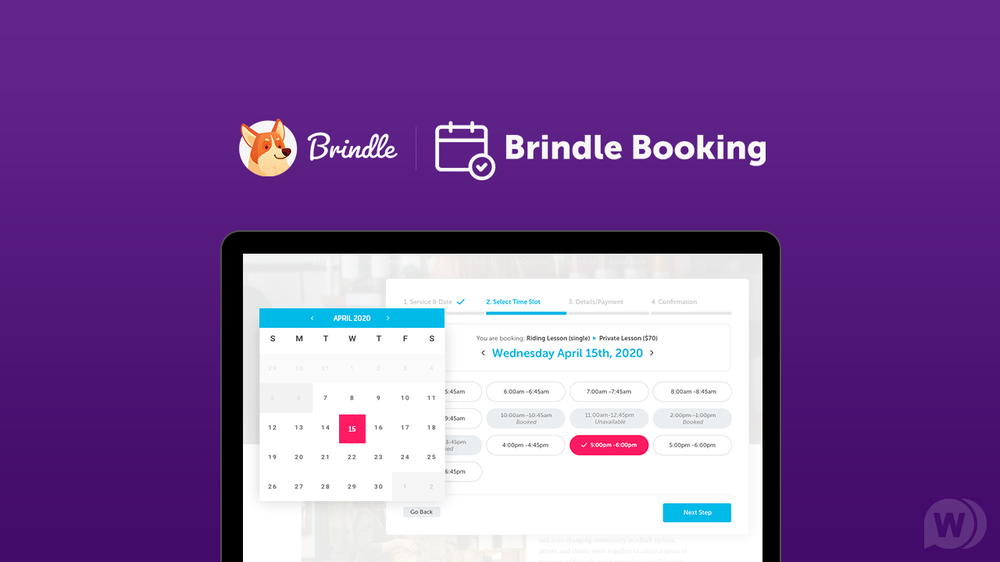 Brindle Booking v1.1.6 - плагин бронирования для WordPress