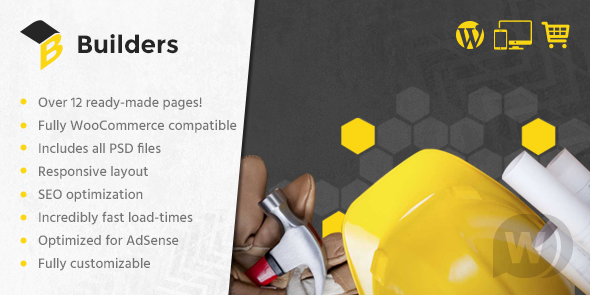 Builders v1.2 - строительный шаблон WordPress