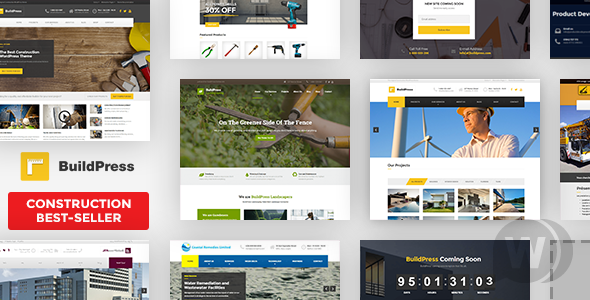 BuildPress v5.6.0 NULLED - строительный шаблон WordPress