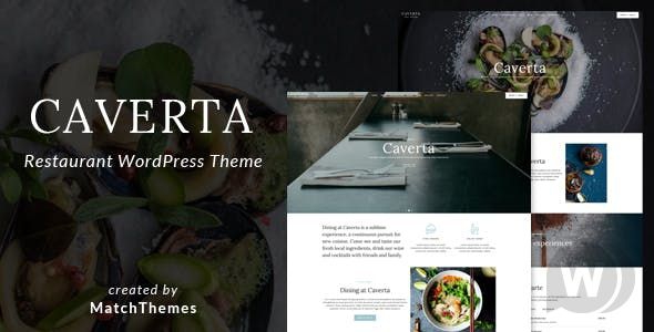 Caverta v1.4.2 - тема для изысканного ресторана WordPress