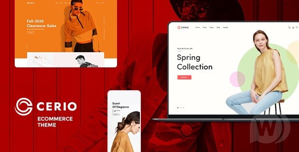 Cerio v1.0.0 – тема WordPress для WooCommerce магазина одежды