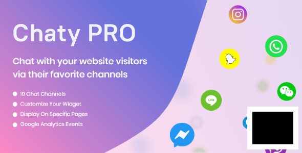 Chaty Pro v2.8.2 NULLED – Floating Chat Widget, Contact Icons, Messages, Telegram, Email, SMS, Call Button