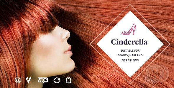 Cinderella v2.3 - салон красоты, парикмахерская и спа-салон WordPress тема