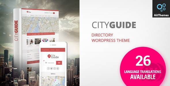 City Guide v3.49 - путеводитель по городу шаблон WordPress