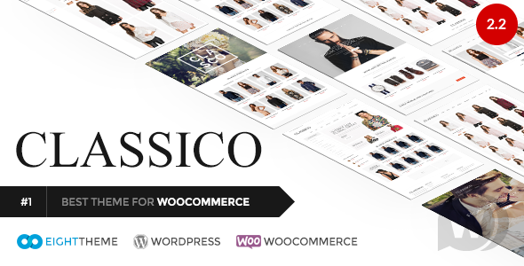 Classico v2.3 NULLED - адаптивный WooCommerce шаблон WordPress