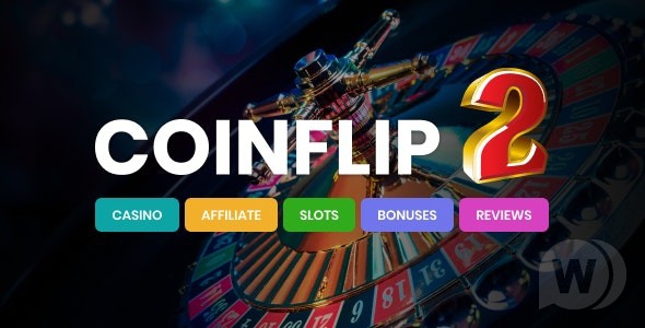 Coinflip v2.1 - Casino Affiliate & Gambling WordPress тема