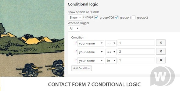 Contact Form 7 Conditional Logic v2.5
