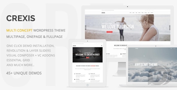 Crexis v3.1.5 - универсальный WP шаблон