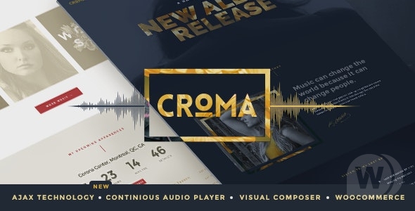 Croma v3.5 - музыкальная тема WordPress