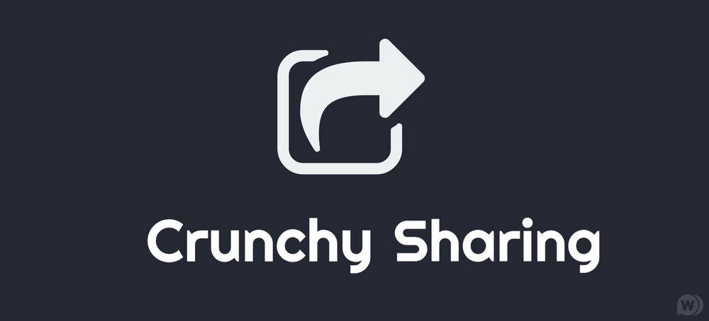 Crunchy Sharing v3.3.0 - кнопки социальных сетей WordPress