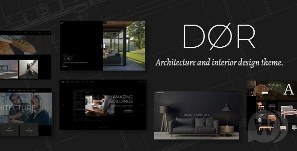 Dør v2.1 NULLED - тема современной архитектуры и дизайна интерьера WordPress