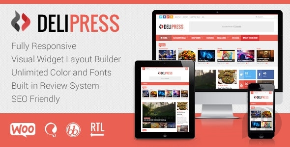 DeliPress v3.6.6.8 - новостной шаблон WordPress