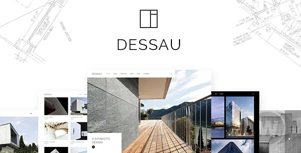 Dessau v1.2 - современная тема для архитекторов и дизайнеров интерьера WP