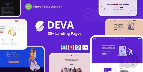 Deva v1.1.1 - WordPress тема лендингов SaaS
