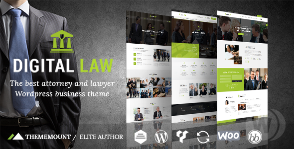 Digital Law v12.2 - адвокат, юрист и юридическое агентство WordPress тема