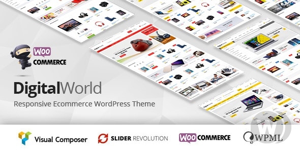 Digitalworld v1.2.5 - многоцелевая тема WordPress