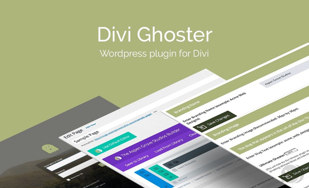 Divi Ghoster v5.0.21 NULLED - брендирование темы Divi и Extra