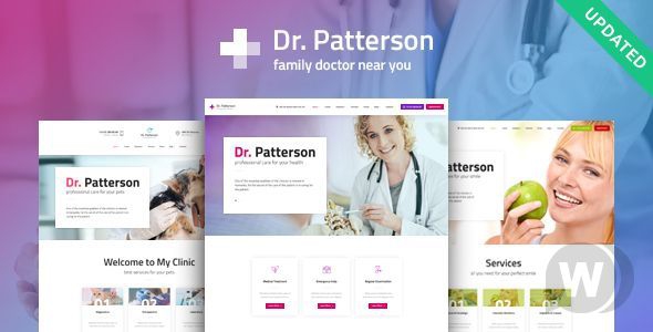 Dr.Patterson - шаблон медицинской тематики для WordPress