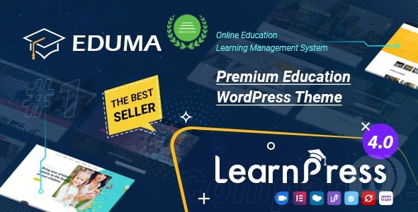 Eduma v4.5.6 NULLED - шаблон на тему образования WordPress