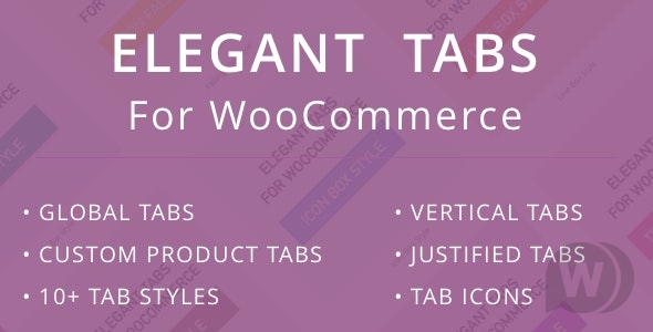 Elegant Tabs for WooCommerce v3.1.2