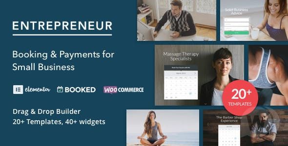 Entrepreneur v2.1.2 - шаблон для малого бизнеса WordPress