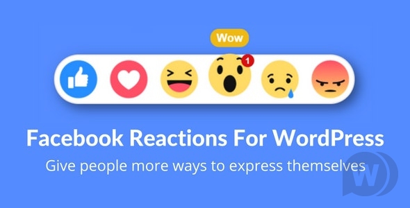 Facebook Reactions For WordPress v2.5 NULLED - реакции для WordPress