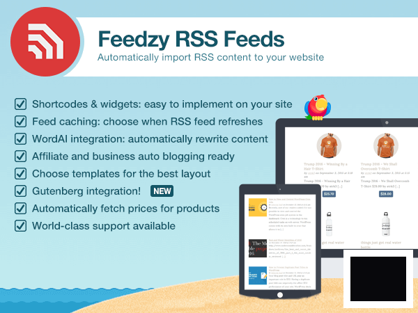 FEEDZY RSS Feeds Pro v1.8.0 NULLED - RSS каналы на WordPress сайте