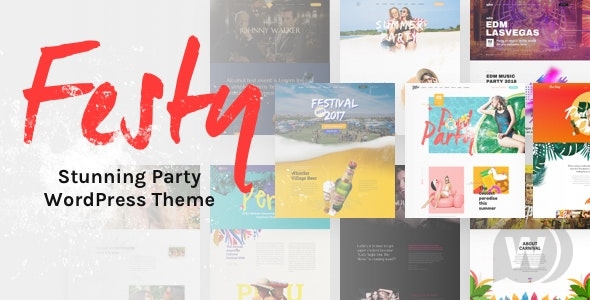 Festy v1.1.1 - шаблон событий WordPress