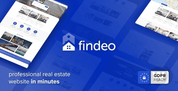 Findeo v1.2.42 - шаблон недвижимости WordPress