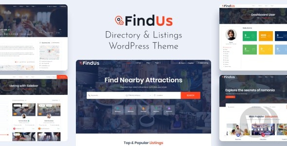 Findus v1.1.24 - тема WordPress каталога