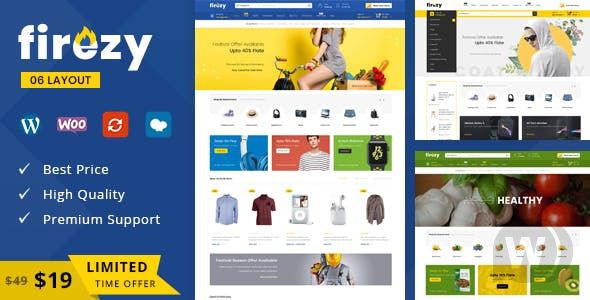 firezy v5.6 - многофункциональная тема WooCommerce