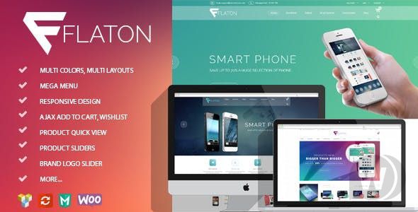 Flaton v1.6 - шаблон магазина электроники WooCommerce