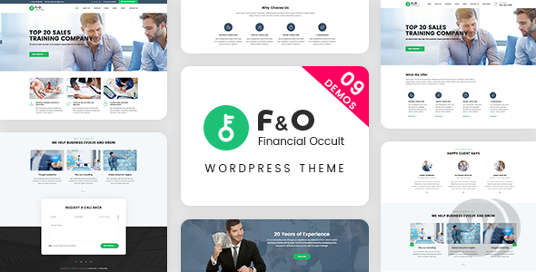F&O v1.2.2 - финансовый шаблон WordPress